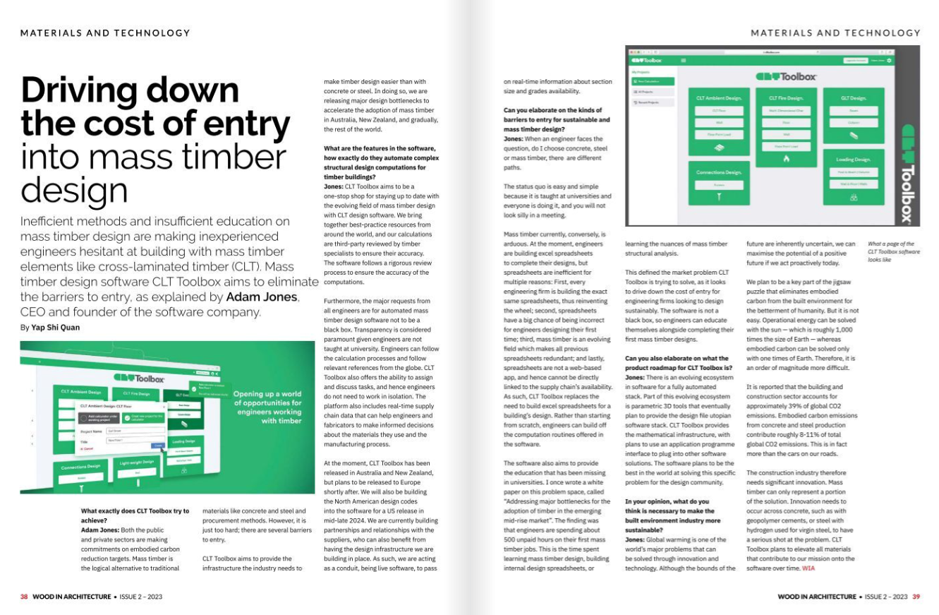 Driving Down The Cost Of Entry Into Mass Timber Design (Page 38-39 ...