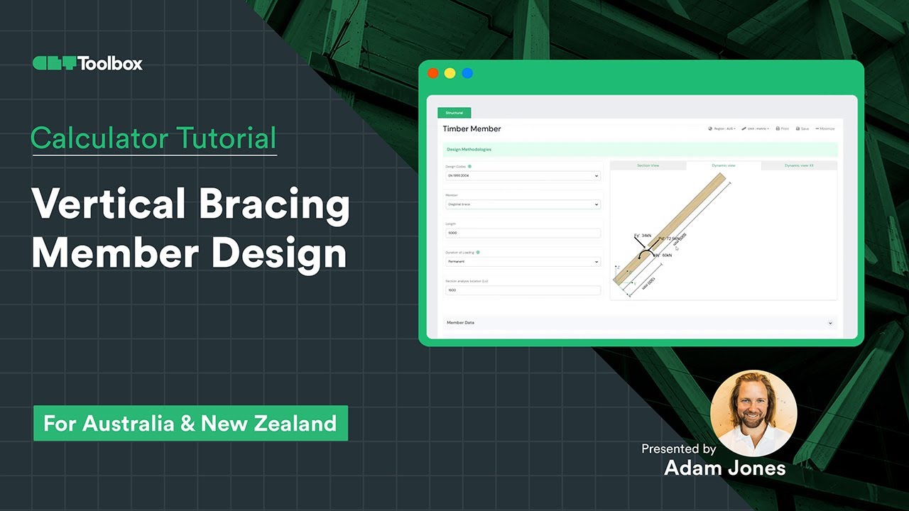 Vertical Bracing Member Design