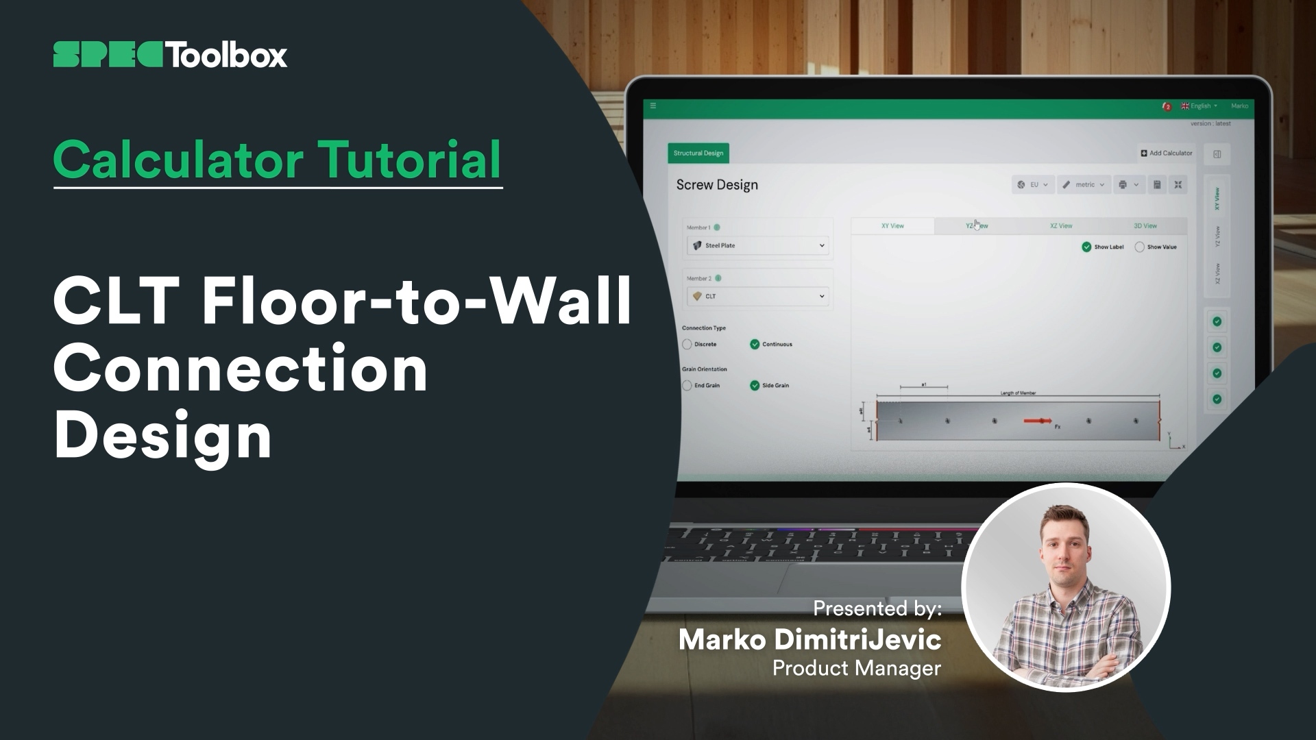 CLT Floor-to-Wall Connection Design