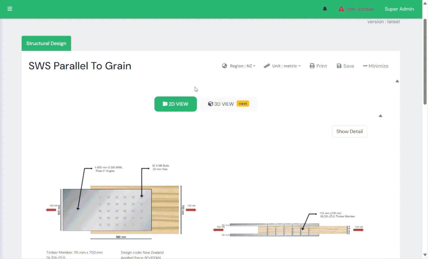 CLT-platta med urtag