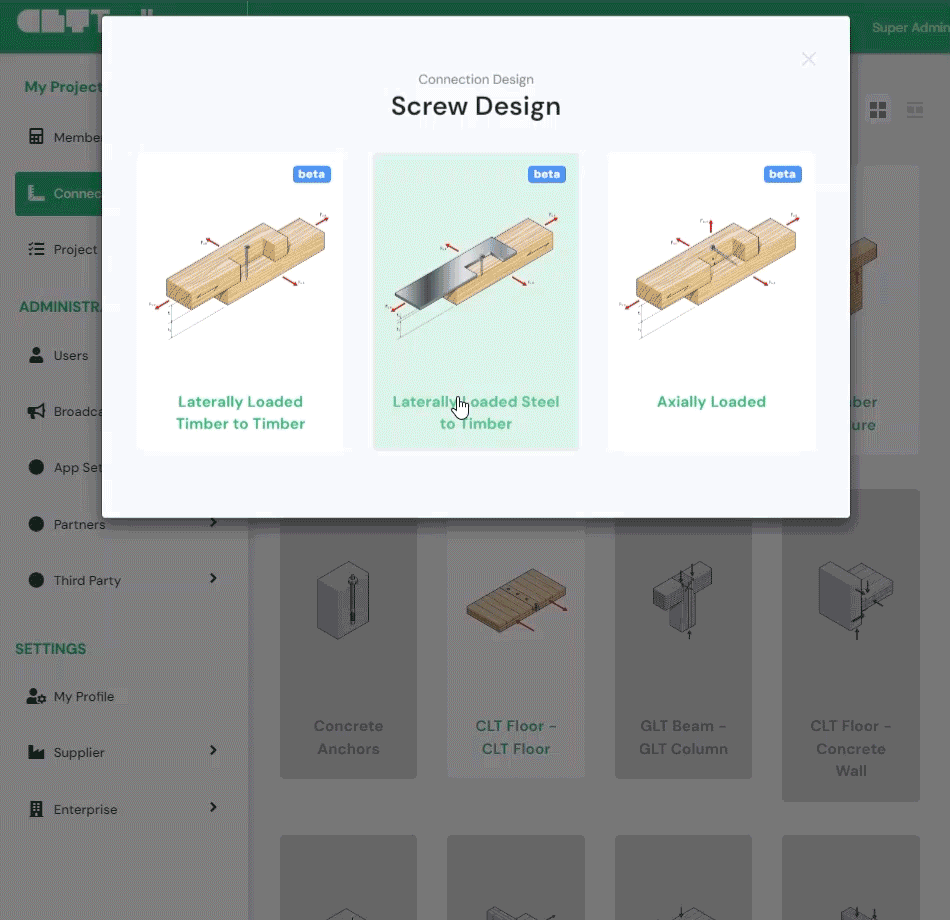 CLT-platta med urtag